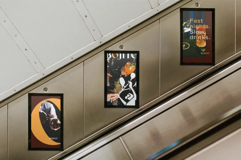 07-Bojito-Bar-Posterkampagne-hinter-Rolltreppe-Derenko-Branding-Service.jpg